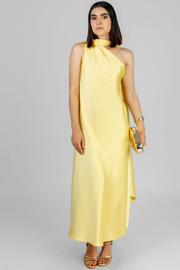 VESTIDO CUELLO CRUZADO