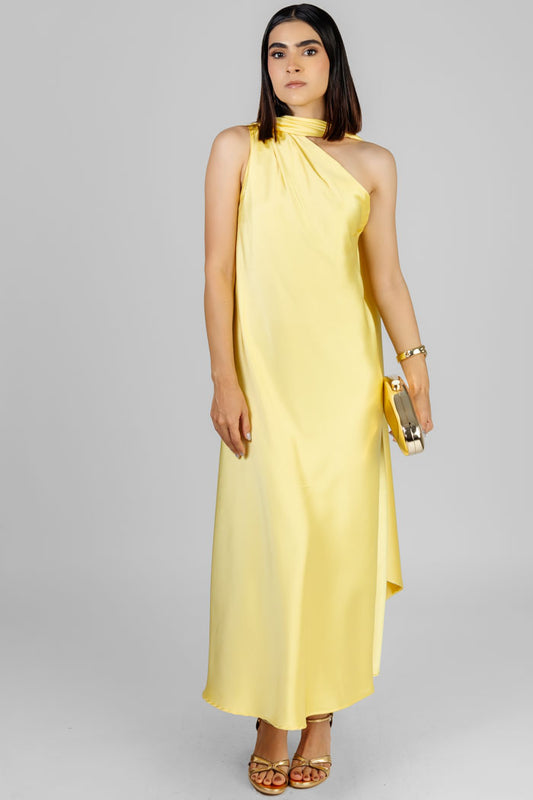 VESTIDO CUELLO CRUZADO