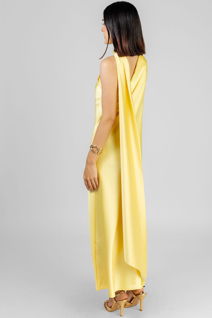 VESTIDO CUELLO CRUZADO