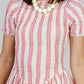 VESTIDO RAYA ROSA