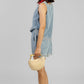 CONJUNTO DENIM CON BORDADOS