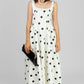 VESTIDO MIDI ESTAMPADO LUNARES