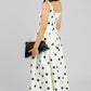 VESTIDO MIDI ESTAMPADO LUNARES