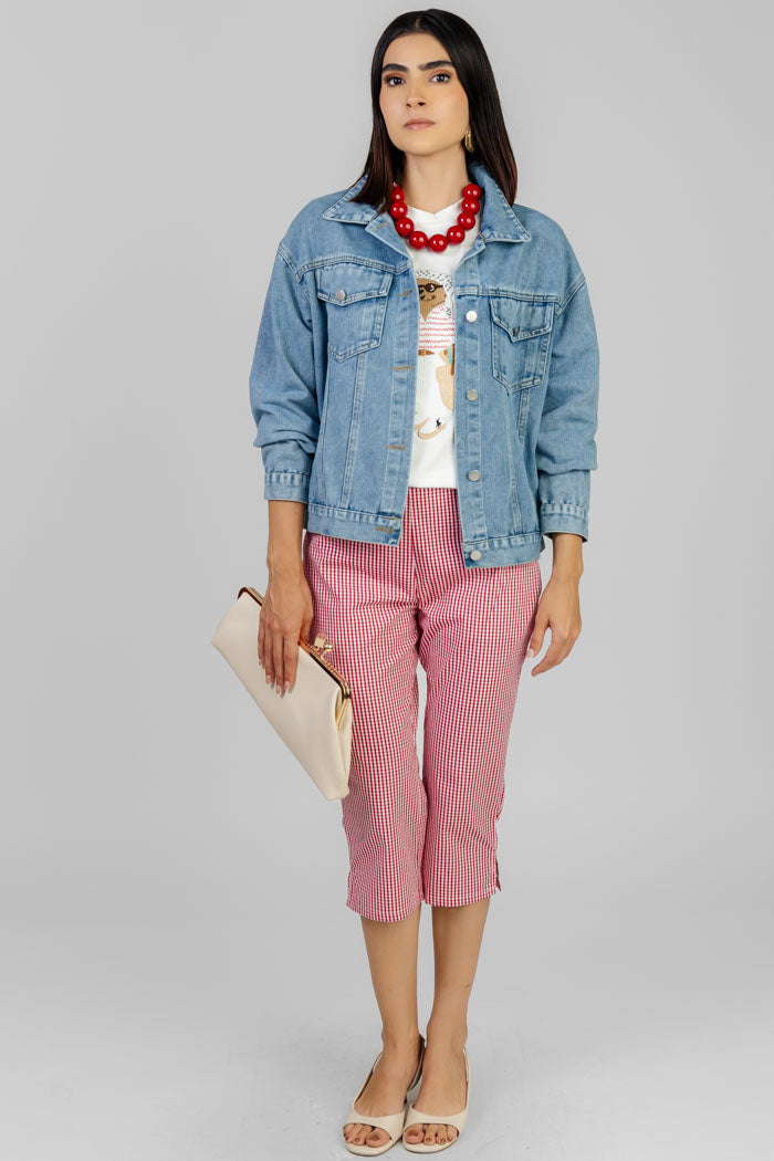CHAQUETA DENIM CARTOON