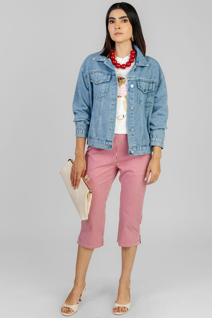 CHAQUETA DENIM CARTOON