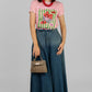 FALDA LARGA EN DENIM