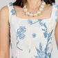VESTIDO MIDI ESTAMPADO AZUL