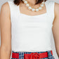 BLUSA BÁSICA CUELLO CUADRADO
