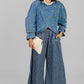 CHAMARRA DENIM CON TACHUELAS