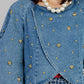 CHAMARRA DENIM CON TACHUELAS