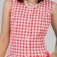 VESTIDO MIDI CUADROS VICHY
