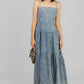 VESTIDO MIDI A RAYAS