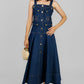 VESTIDO DENIM MIDI BOTONES