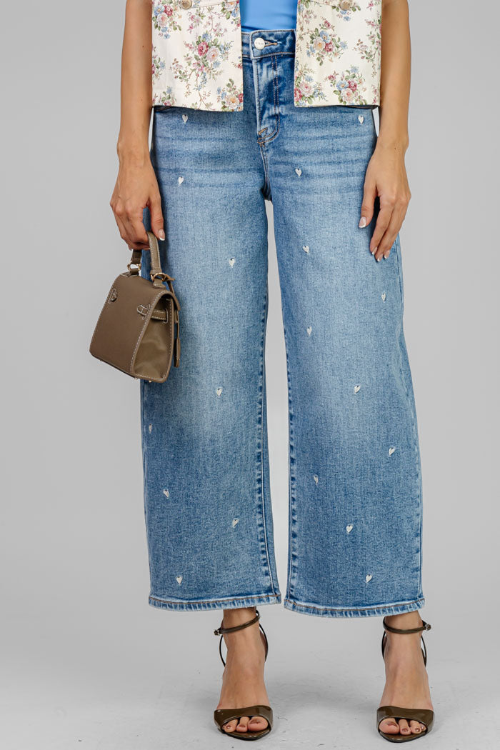 PANTALON JEANS CORAZONES