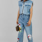 CONJUNTO DENIM CARTOON