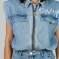 CONJUNTO DENIM CARTOON