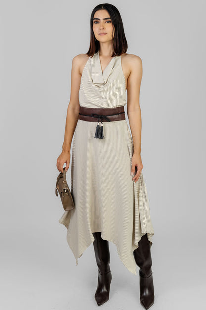 CONJUNTO MIDI ASIMÉTRICO HALTER