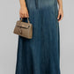 FALDA LARGA EN DENIM