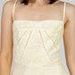 VESTIDO MIDI ESTAMPADO CREMA