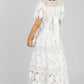 VESTIDO BLANCO EN ENCAJE