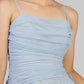 VESTIDO TUL DRAPEADO