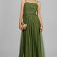 VESTIDO TUL DRAPEADO