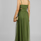 VESTIDO TUL DRAPEADO