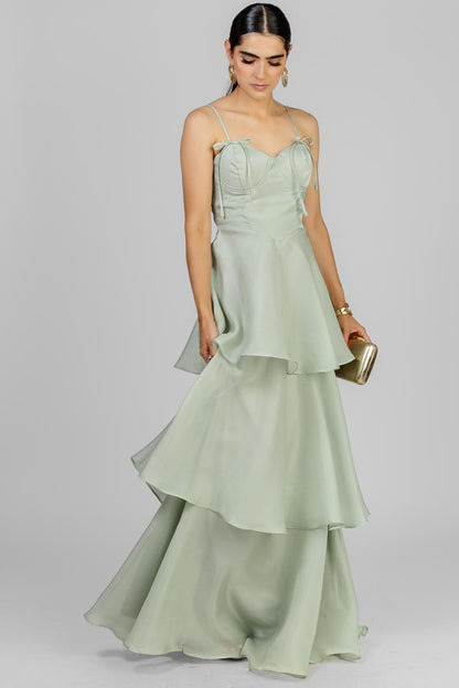 VESTIDO ORGANZA OLANES