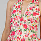 VESTIDO HALTER TULIPANES