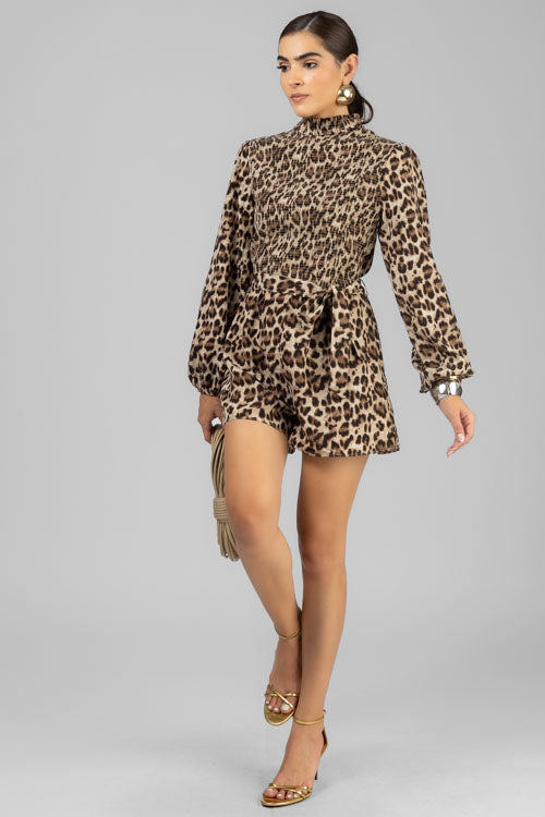 JUMPER SMOCK ANIMAL PRINT