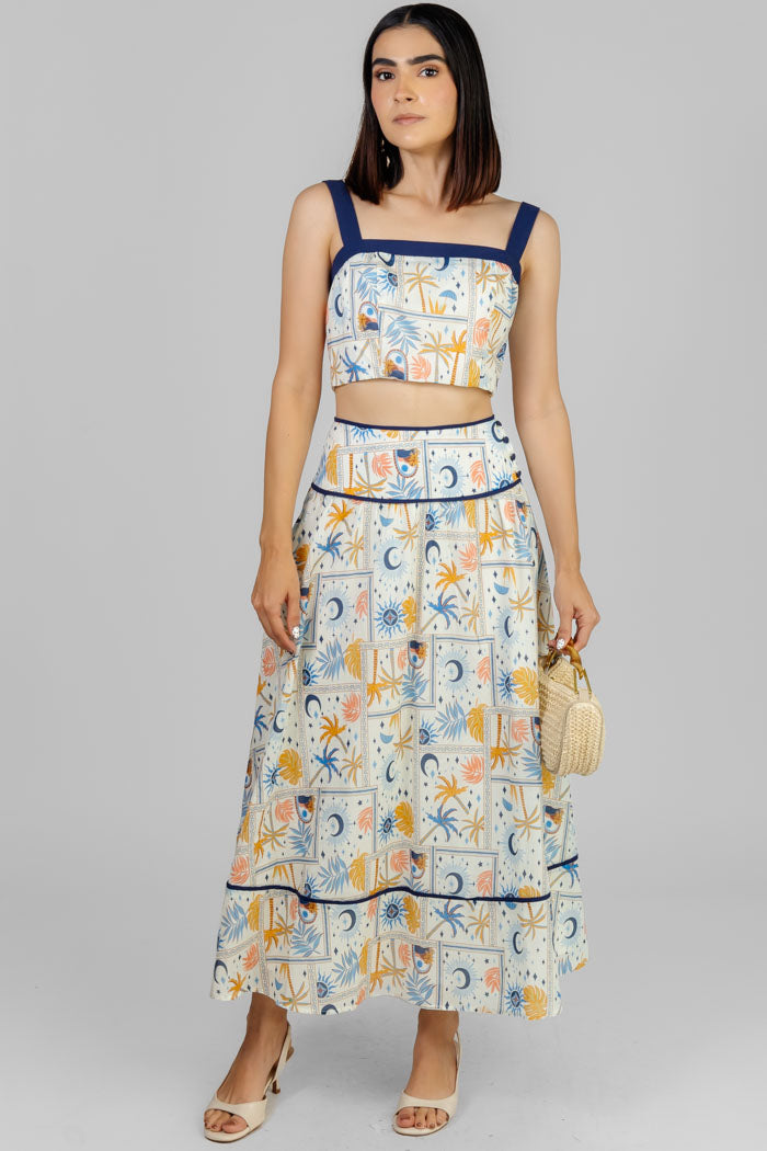 CONJUNTO ESTAMPADO DE DOS PIEZAS