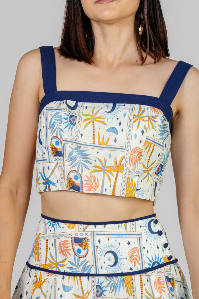 CONJUNTO ESTAMPADO DE DOS PIEZAS