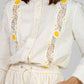 CONJUNTO DE FLORES BORDADAS