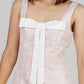 VESTIDO CORTO CON LAZO