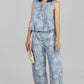 CONJUNTO DENIM ESTAMPADO FLORAL