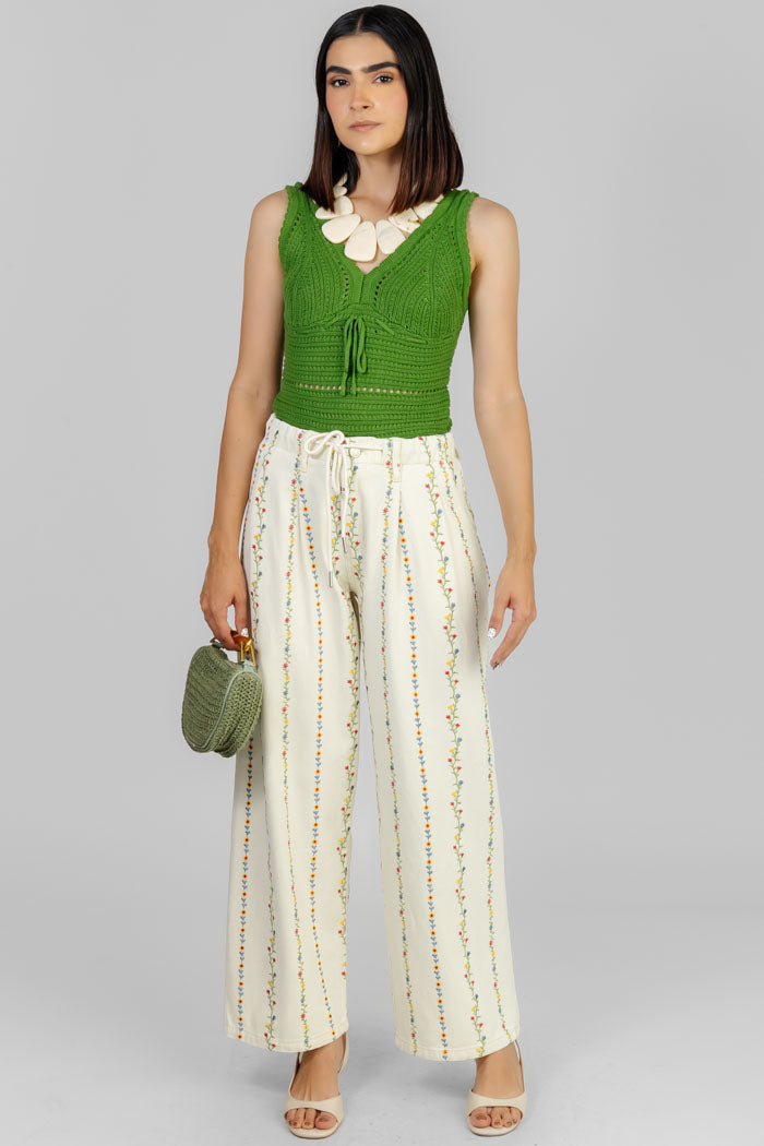 BLUSA TEJIDA VERDE ESMERALDA