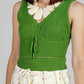 BLUSA TEJIDA VERDE ESMERALDA