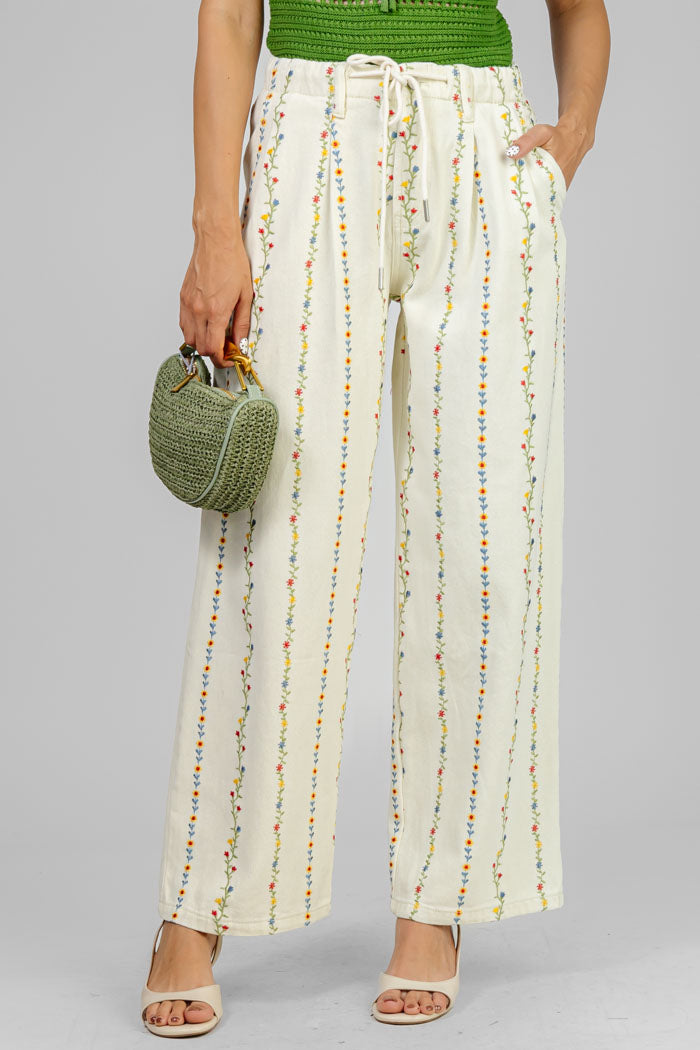 PANTALON ESTAMPADO BOTA RECTA