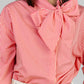 BLUSA RAYADA CON LAZO
