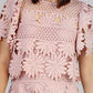 VESTIDO MIDI ROSA GUIPUR