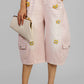 BERMUDA ROSA ESTILO CARGO