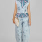 CONJUNTO DENIM CON VOLANTES