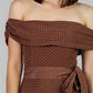 VESTIDO MIDI ESTAMPADO LUNARES