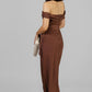 VESTIDO MIDI ESTAMPADO LUNARES