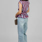 BLUSA PEPLUM RAYAS