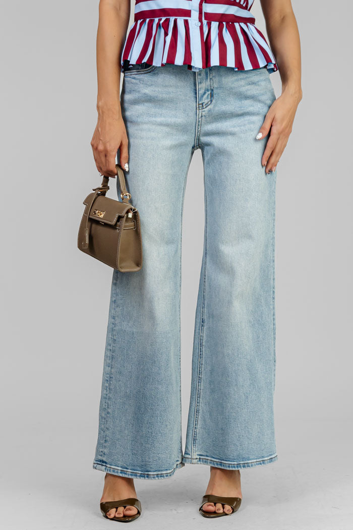 PANTALON JEANS AZUL CLARO