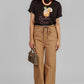 PANTALON TIPO PALAZZO CAFE