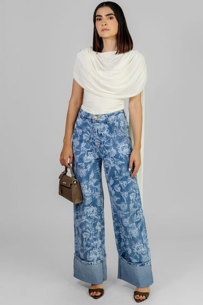 BLUSA TIPO CAPA ELEGANTE