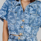 CONJUNTO DENIM FLORAL CHIC