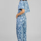 CONJUNTO DENIM FLORAL CHIC